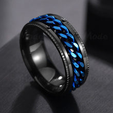 Load image into Gallery viewer, Stainless Steel Rotatable Men Ring High Quality