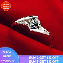 Load image into Gallery viewer, White Gold Color Rings for Women