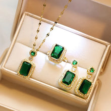 Load image into Gallery viewer, 4PCS Sets Necklace Earrings Ring Jewelry
