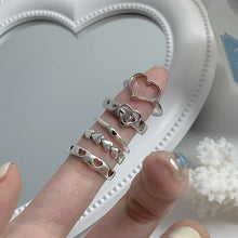 Load image into Gallery viewer, Butterfly Pearl Rings Set for Women
