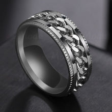 Load image into Gallery viewer, Stainless Steel Rotatable Men Ring High Quality
