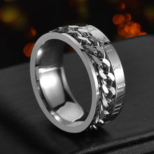 Load image into Gallery viewer, Stainless Steel Rotatable Men Ring High Quality
