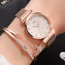 Load image into Gallery viewer, Kenze Luxury Women’s Quartz Magnetic Bracelet Watch
