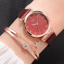 Load image into Gallery viewer, Kenze Luxury Women’s Quartz Magnetic Bracelet Watch
