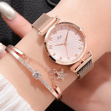 Load image into Gallery viewer, Kenze Luxury Women’s Quartz Magnetic Bracelet Watch
