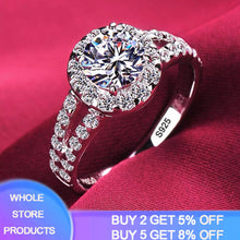 Load image into Gallery viewer, White Gold Color Rings for Women
