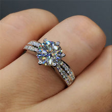 Load image into Gallery viewer, White Gold Color Ring
